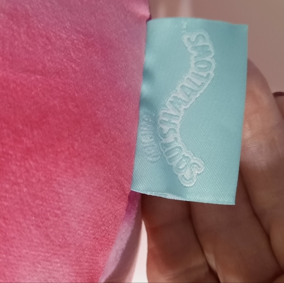 Squishmallows Lola Pink and Blue Plush Backpack 10" - Picture 4 of 12